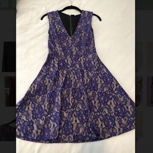 Tea N Rose Gold fit and flare dress